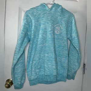 Youth Hampton Beach light blue hooded pullover sweatshirt size XL